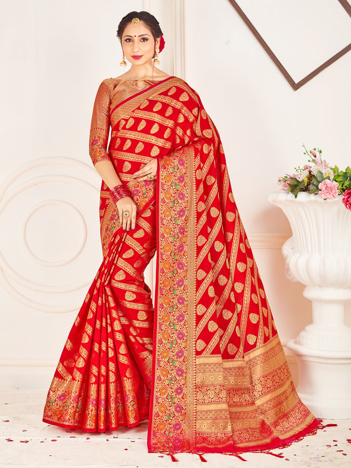 Banarasi Silk Saree | Weaving Design for Special Events & Weddings