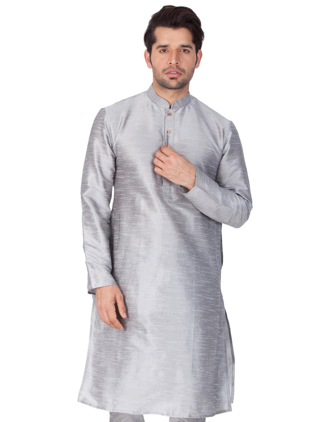 Plain Art Silk Kurta Pajama | Trendy Ethnic Wear for Festive Occasions