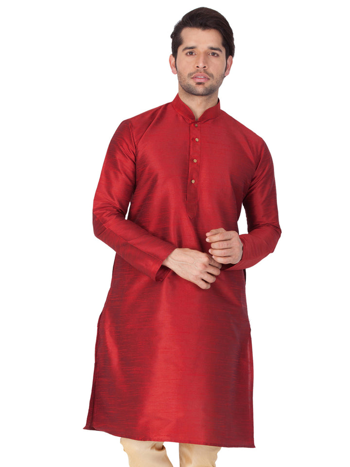 Plain Art Silk Kurta Pajama | Trendy Ethnic Wear for Festive Occasions