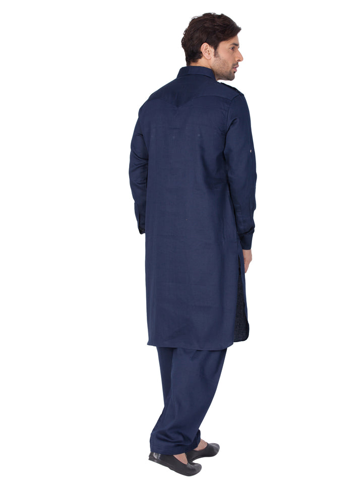 Plain Cotton Pathani Kurta | Stylish Ethnic Wear for All Occasions