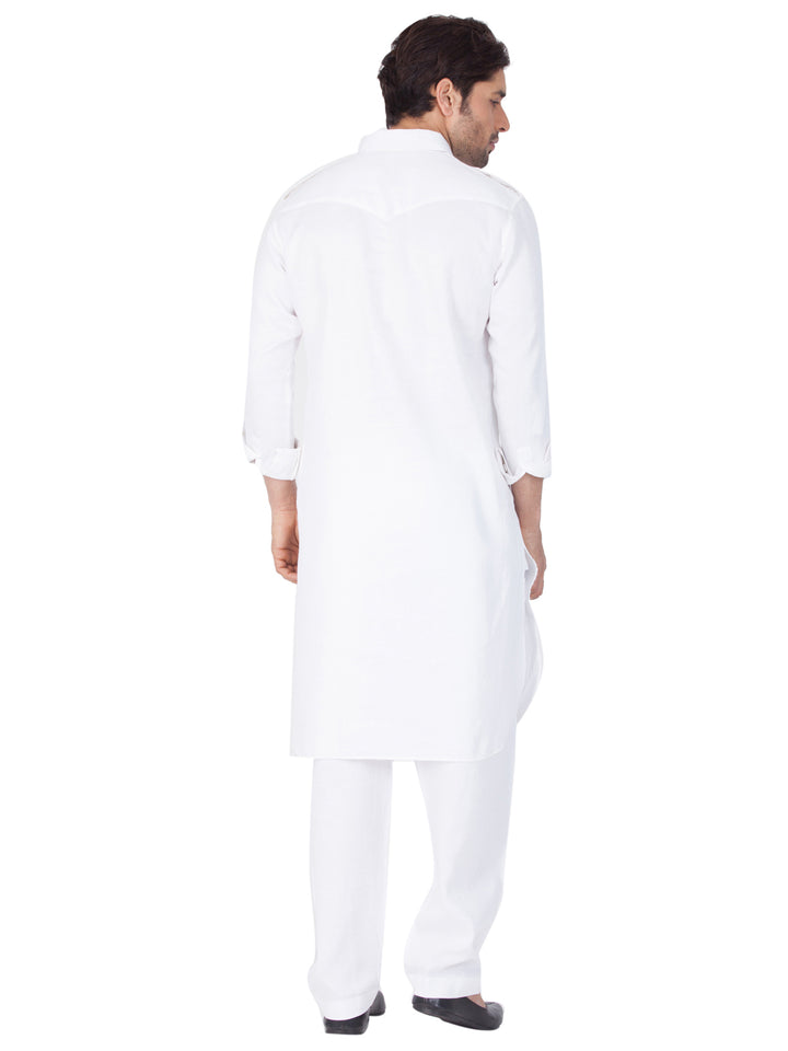 Plain Cotton Pathani Kurta | Stylish Ethnic Wear for All Occasions