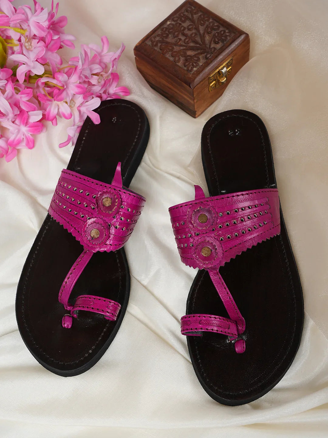 Premium Kolhapuri Sandals | Genuine Leather & Rubber Sole for All-Day Wear