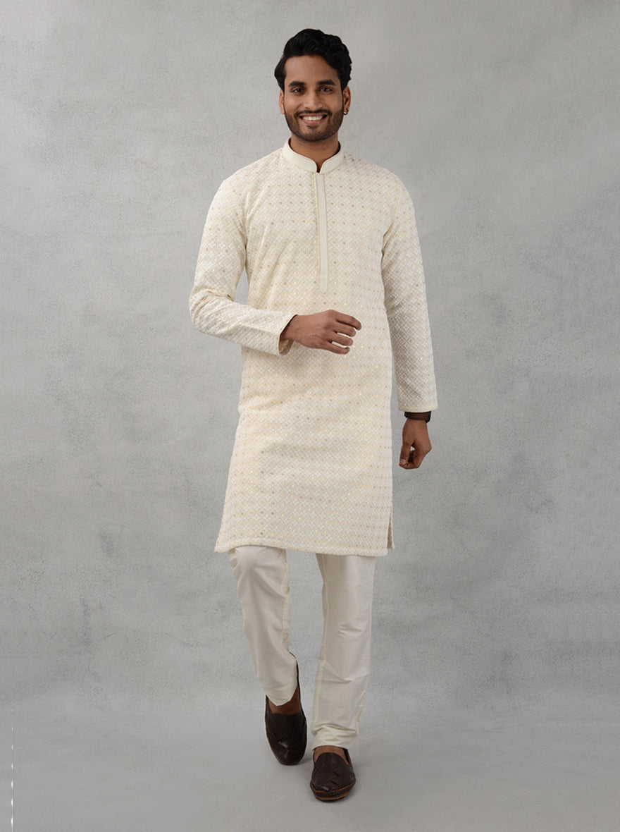 Comfortable georgette pajama for cultural events.