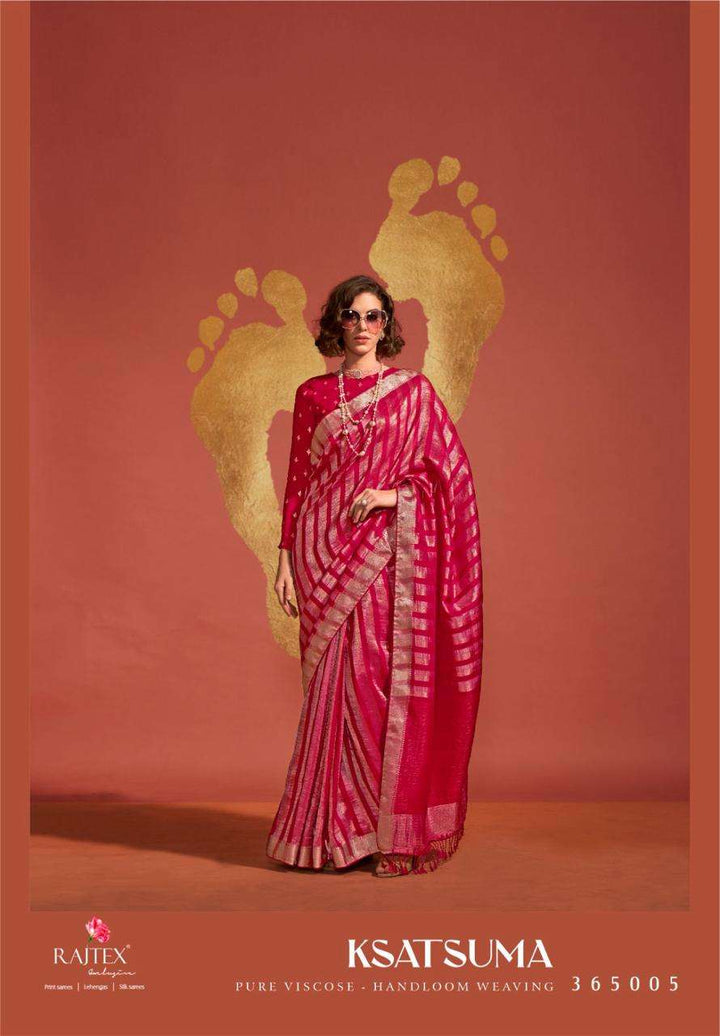 Timeless Water Gold Zari Woven Saree | Traditional Indian Sari with Ethnic Border