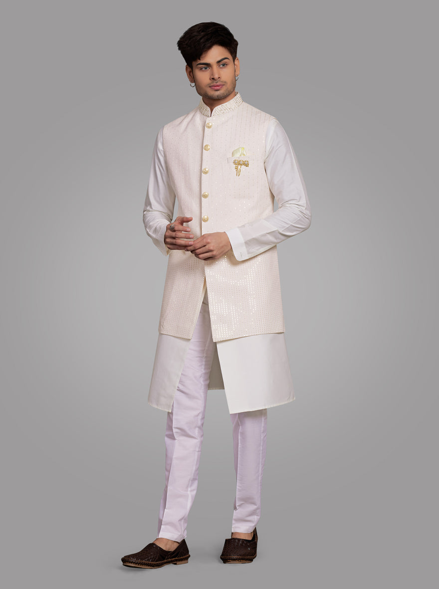 Elegant light pink kurta set perfect for festive celebrations in the USA, crafted for comfort and style.