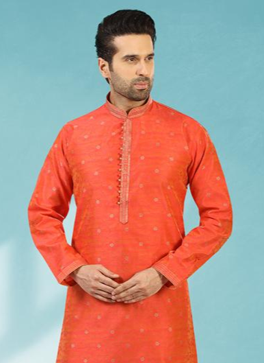 Regal Opulence Cotton Kurta Pajama | Timeless Elegance for Festive Charm