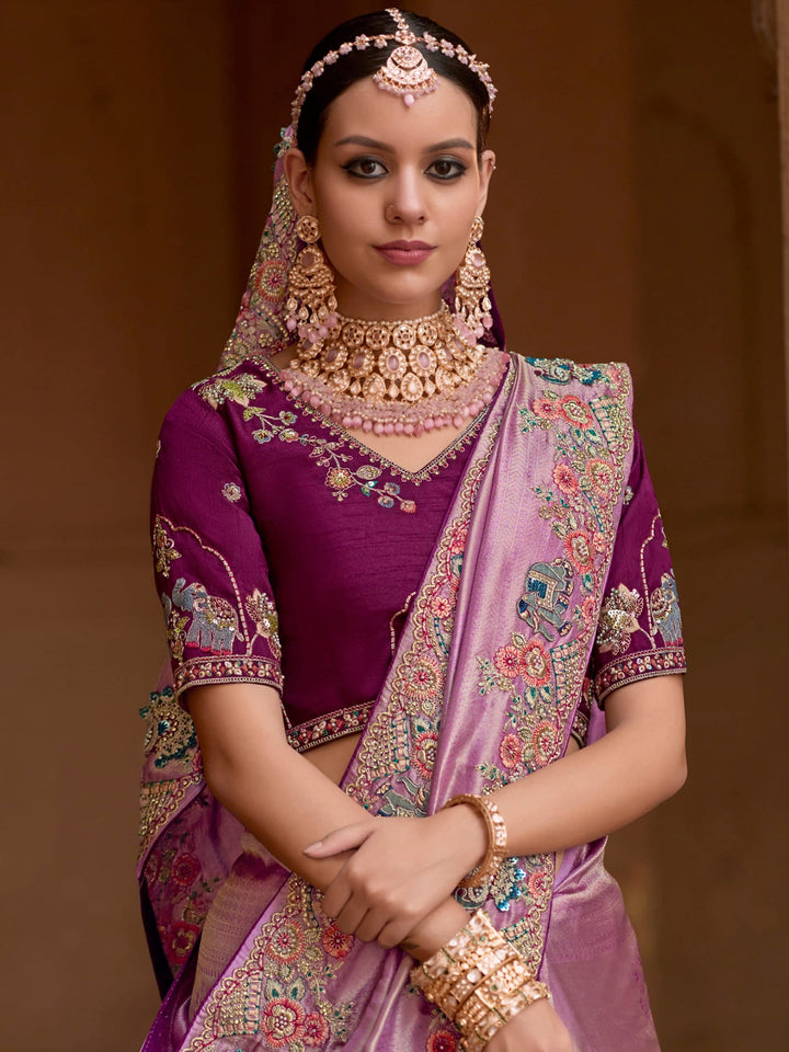 Vibrant color luxurious fabric exclusive attire crafted for elegance and style.