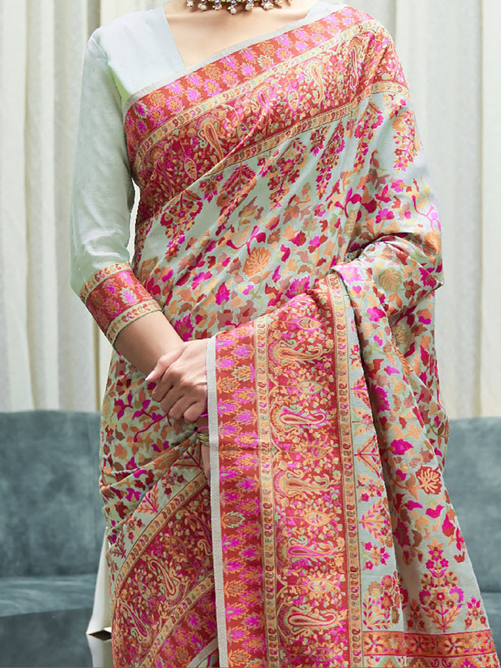 Vibrant color luxurious fabric exclusive attire crafted for elegance and style.