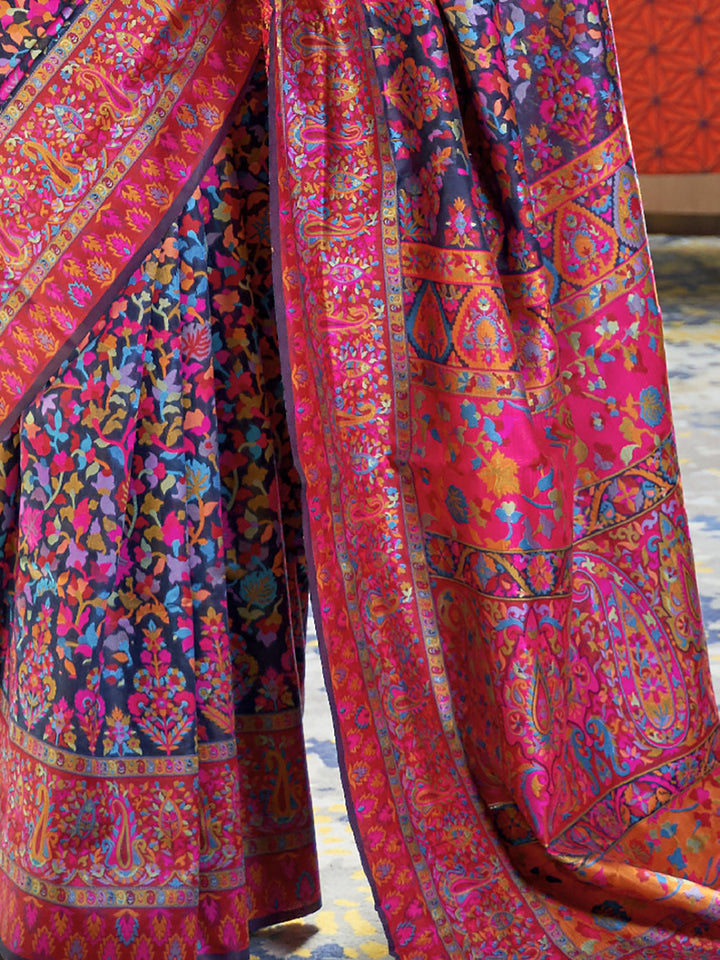 Vibrant color luxurious fabric exclusive attire crafted for elegance and style.