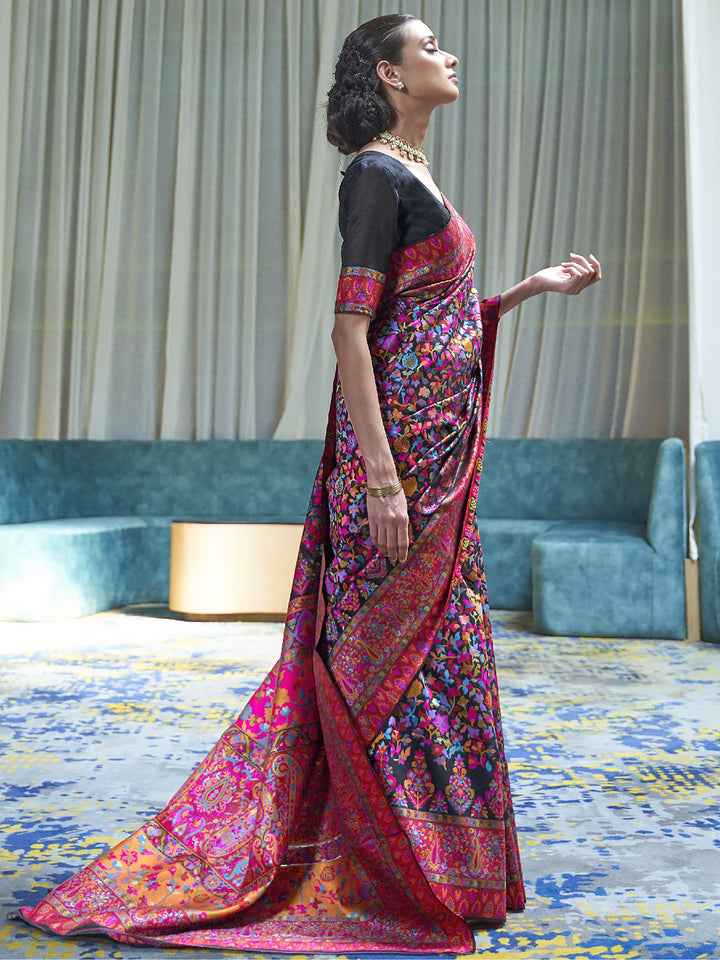 Vibrant color luxurious fabric exclusive attire crafted for elegance and style.