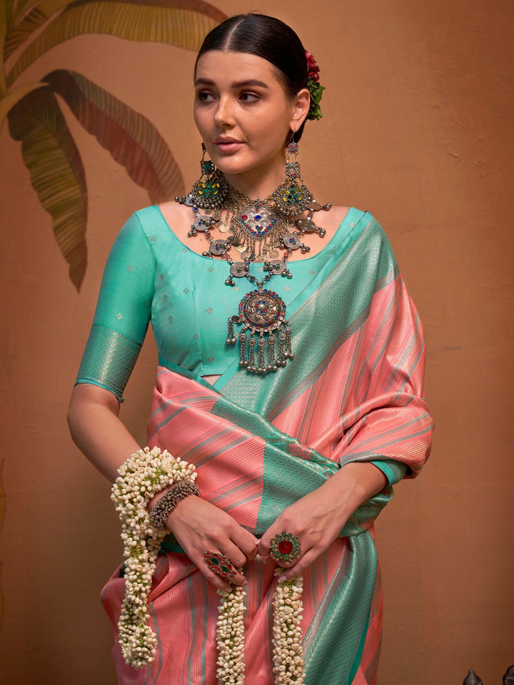 Vibrant color luxurious fabric exclusive attire crafted for elegance and style.