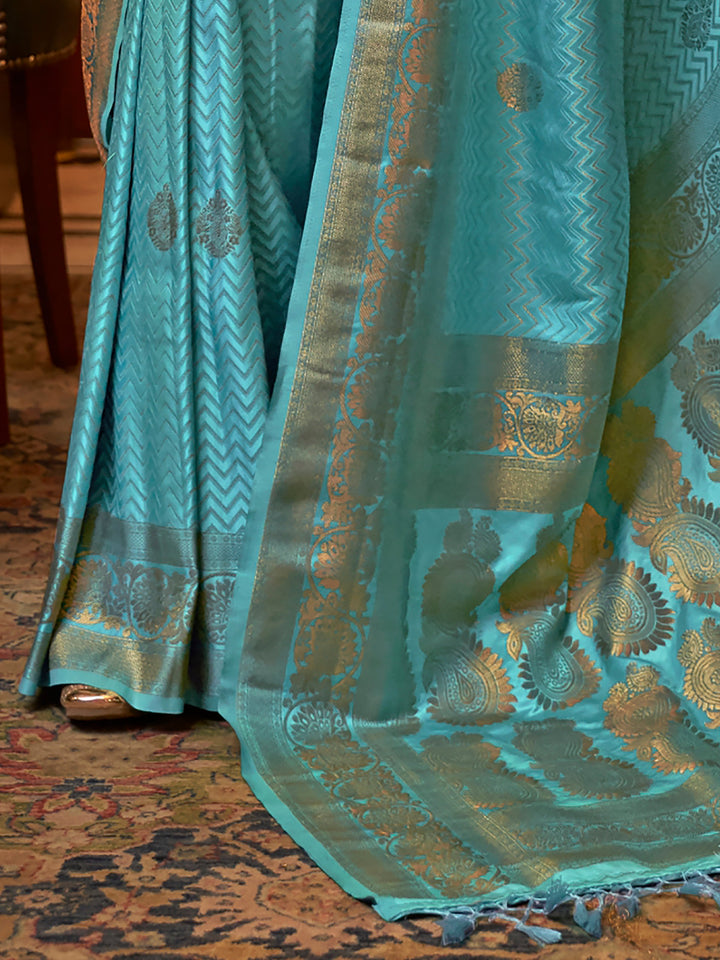 Vibrant color luxurious fabric exclusive attire crafted for elegance and style.