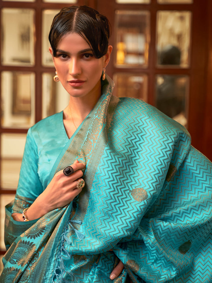 Vibrant color luxurious fabric exclusive attire crafted for elegance and style.