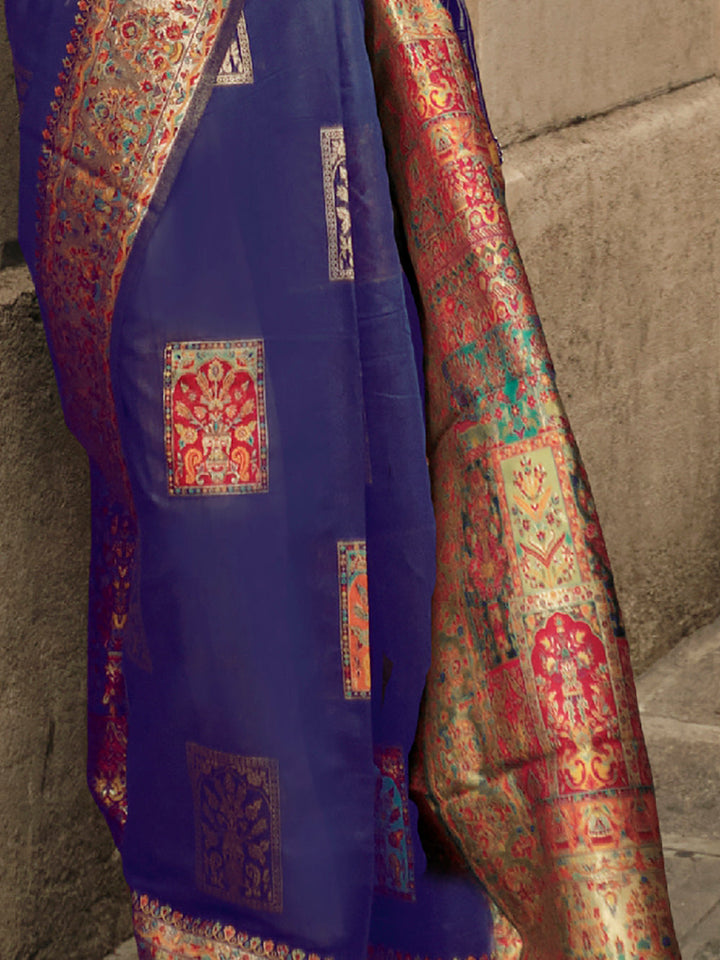 Vibrant color luxurious fabric exclusive attire crafted for elegance and style.