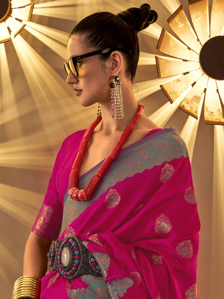 Vibrant color luxurious fabric exclusive attire crafted for elegance and style.