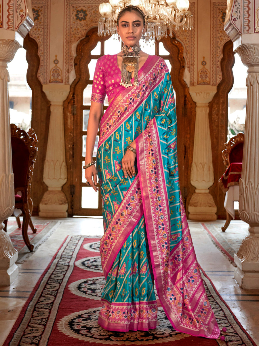 Pink silk saree crafted for elegance and style.