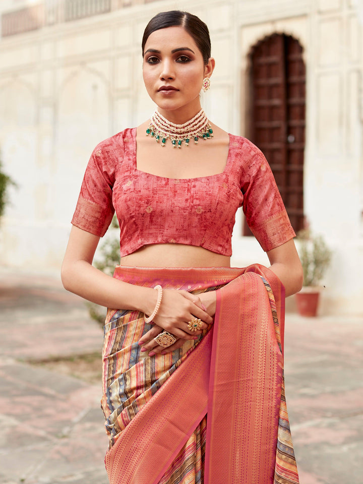 Vibrant color luxurious fabric exclusive attire crafted for elegance and style.