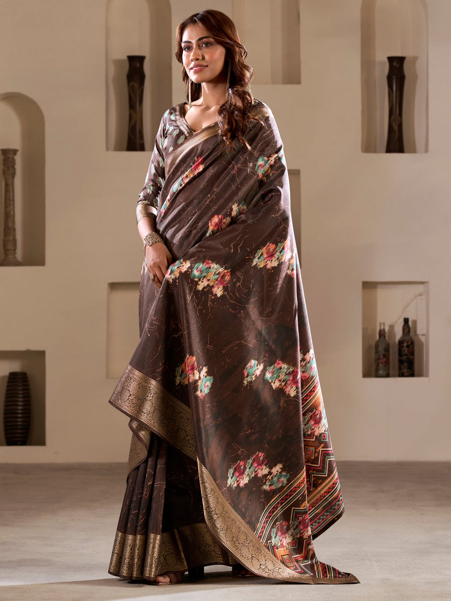 Vibrant color silk saree crafted for elegance and style.