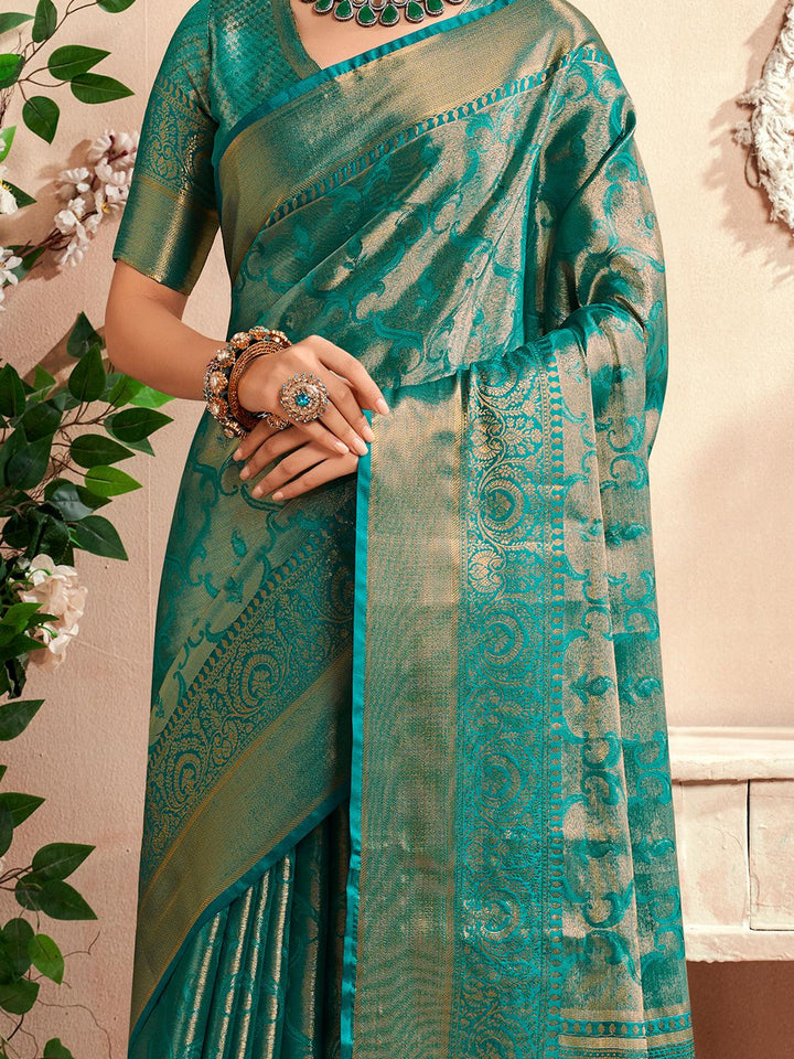 Vibrant color luxurious fabric exclusive attire crafted for elegance and style.