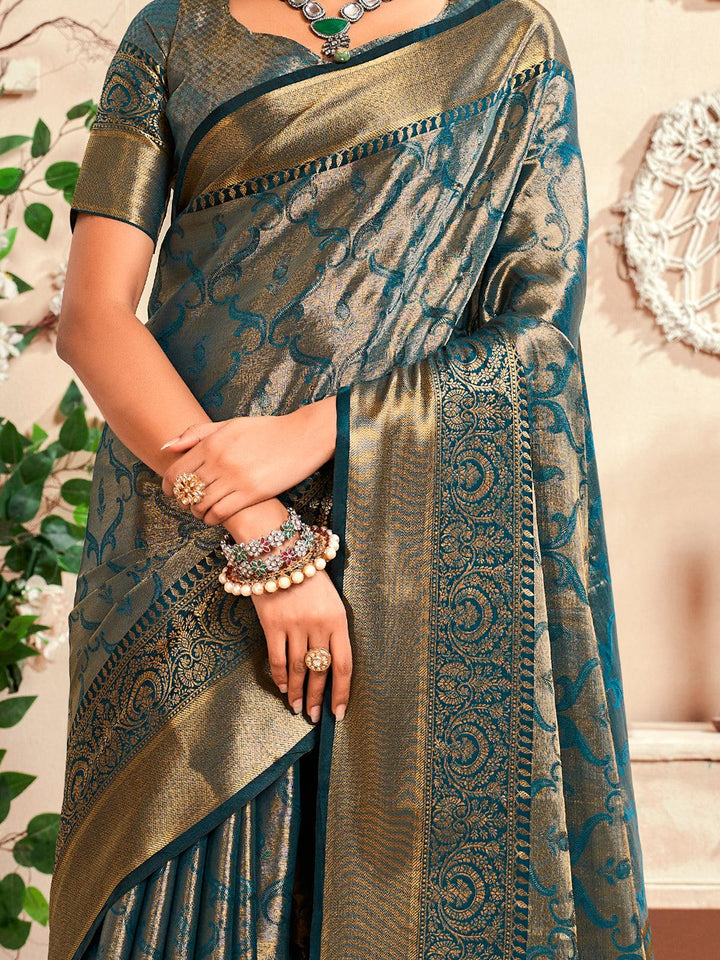 Vibrant color luxurious fabric exclusive attire crafted for elegance and style.