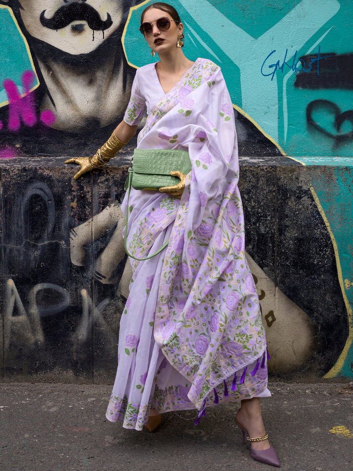 Red silk saree crafted for elegance and style.