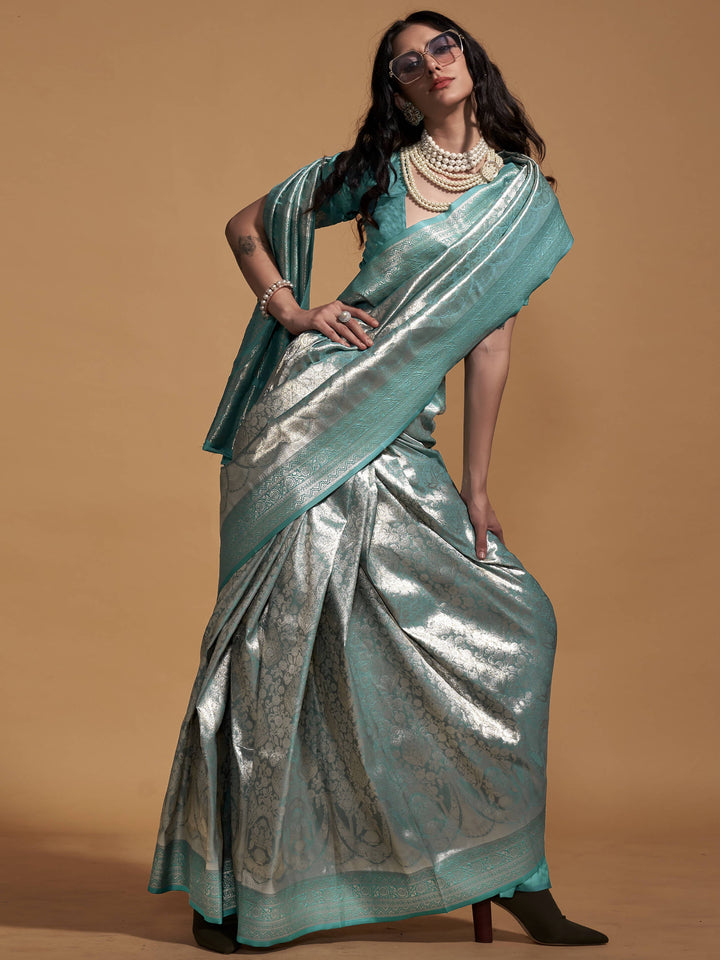 Vibrant color silk saree crafted for elegance and style.