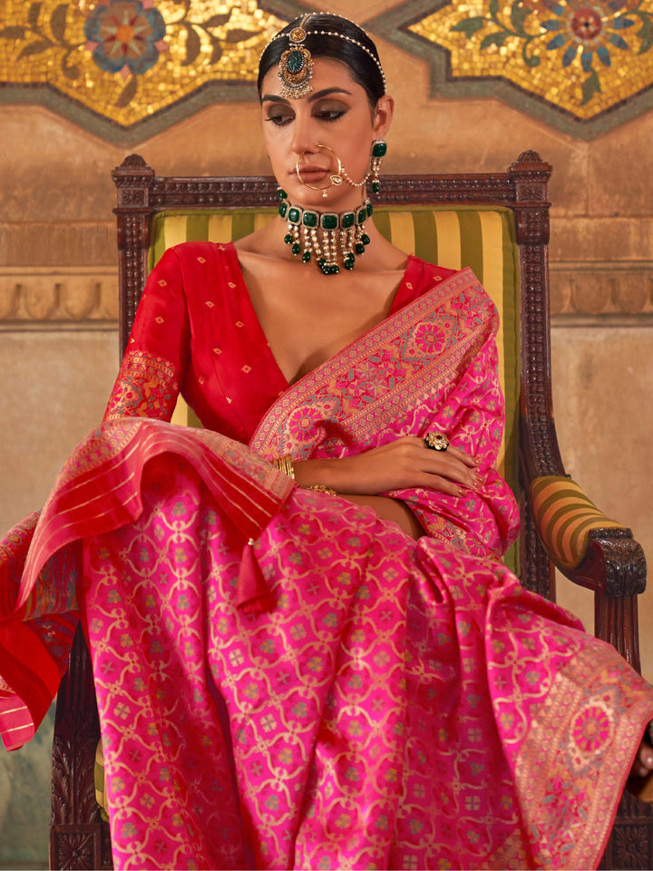 Vibrant color luxurious fabric exclusive attire crafted for elegance and style.