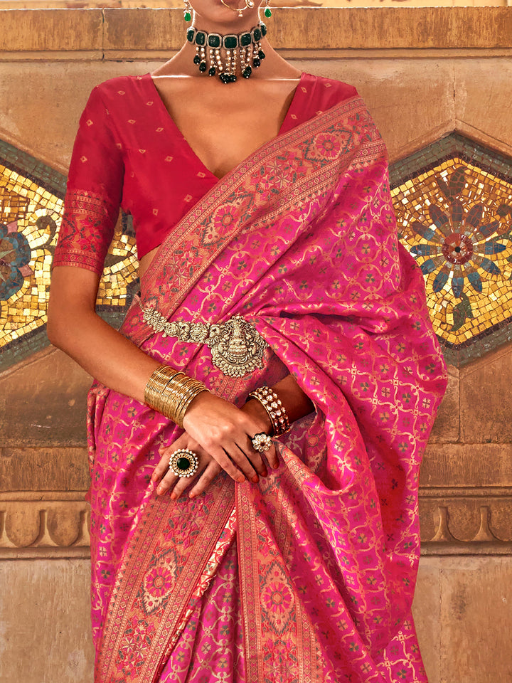 Vibrant color luxurious fabric exclusive attire crafted for elegance and style.