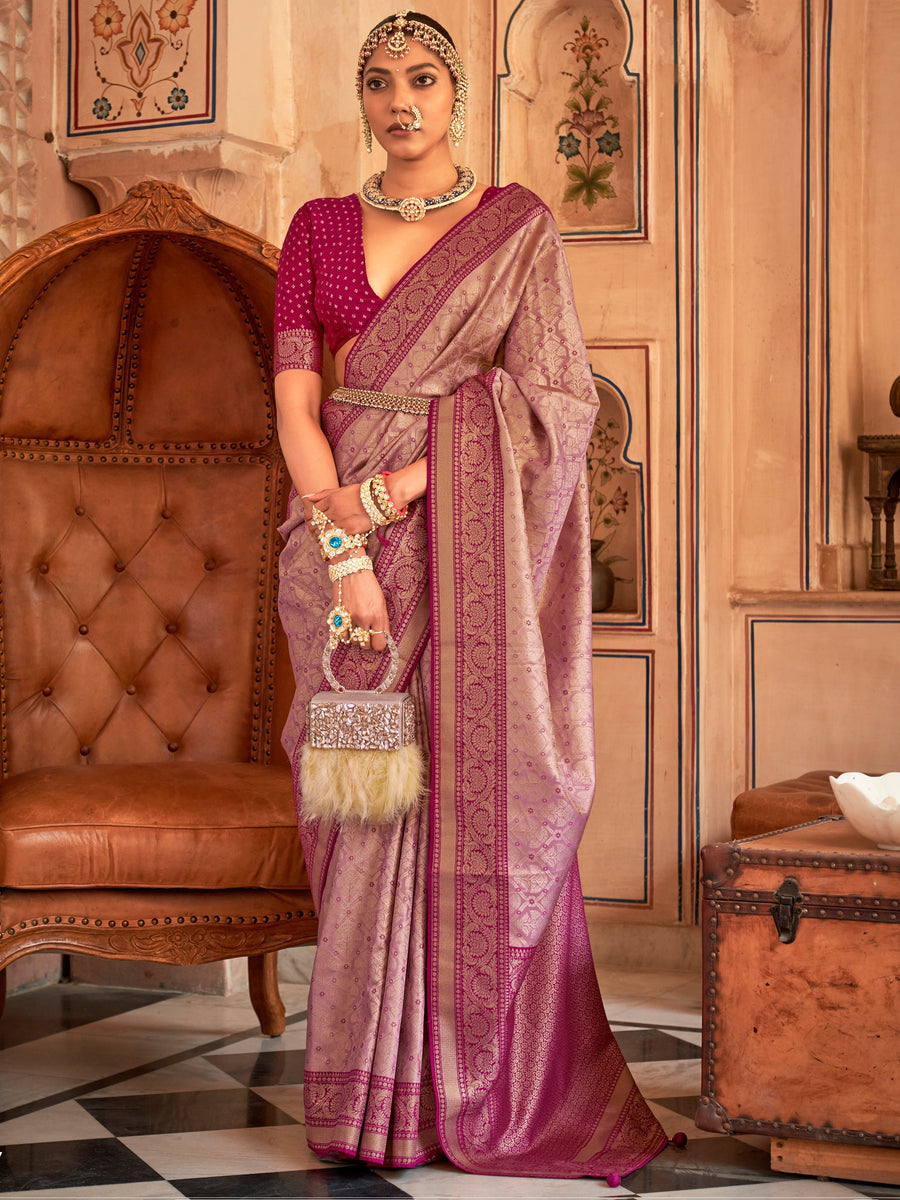 Vibrant color silk saree crafted for elegance and style.