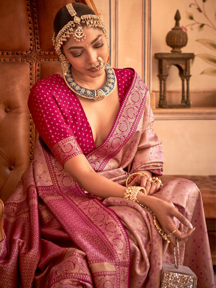 Vibrant color luxurious fabric exclusive attire crafted for elegance and style.