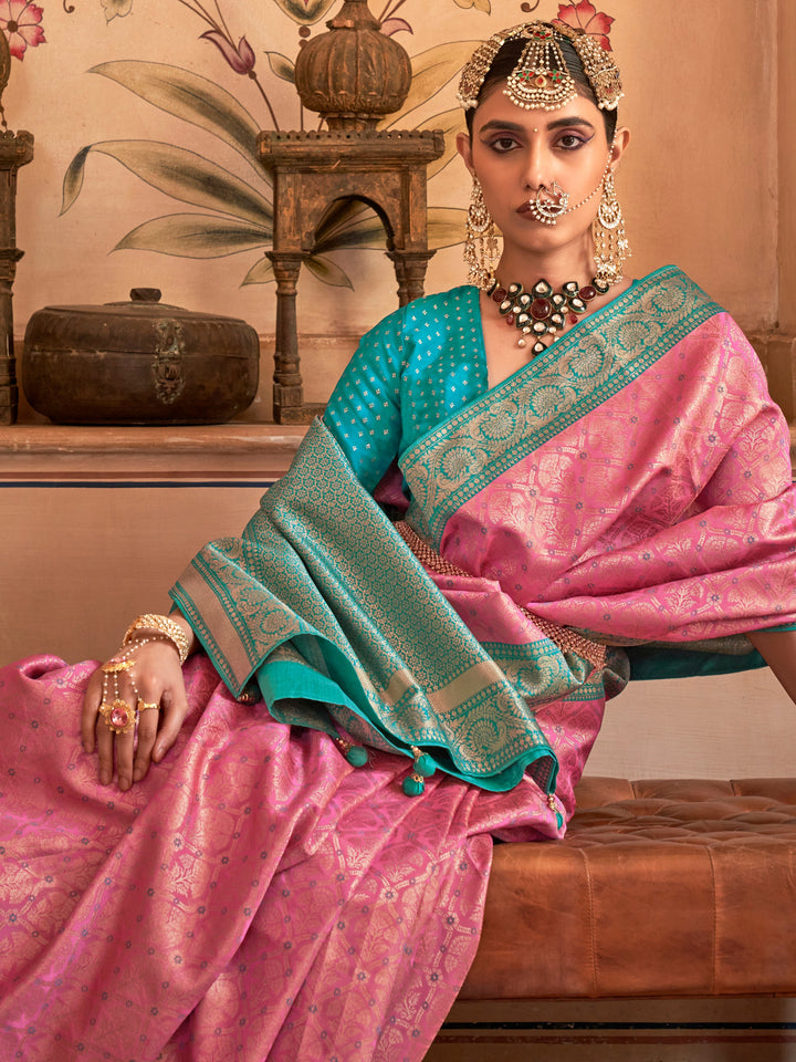 Vibrant color luxurious fabric exclusive attire crafted for elegance and style.