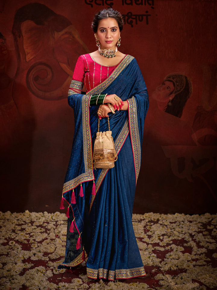 Pink silk saree crafted for elegance and style.