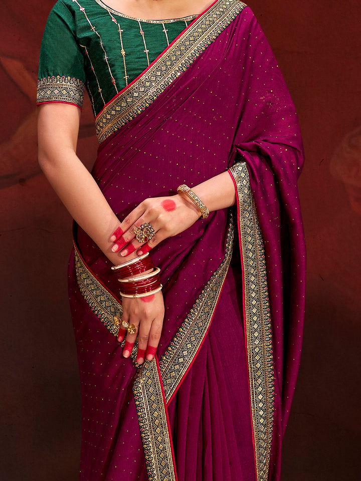 Vibrant color luxurious fabric exclusive attire crafted for elegance and style.