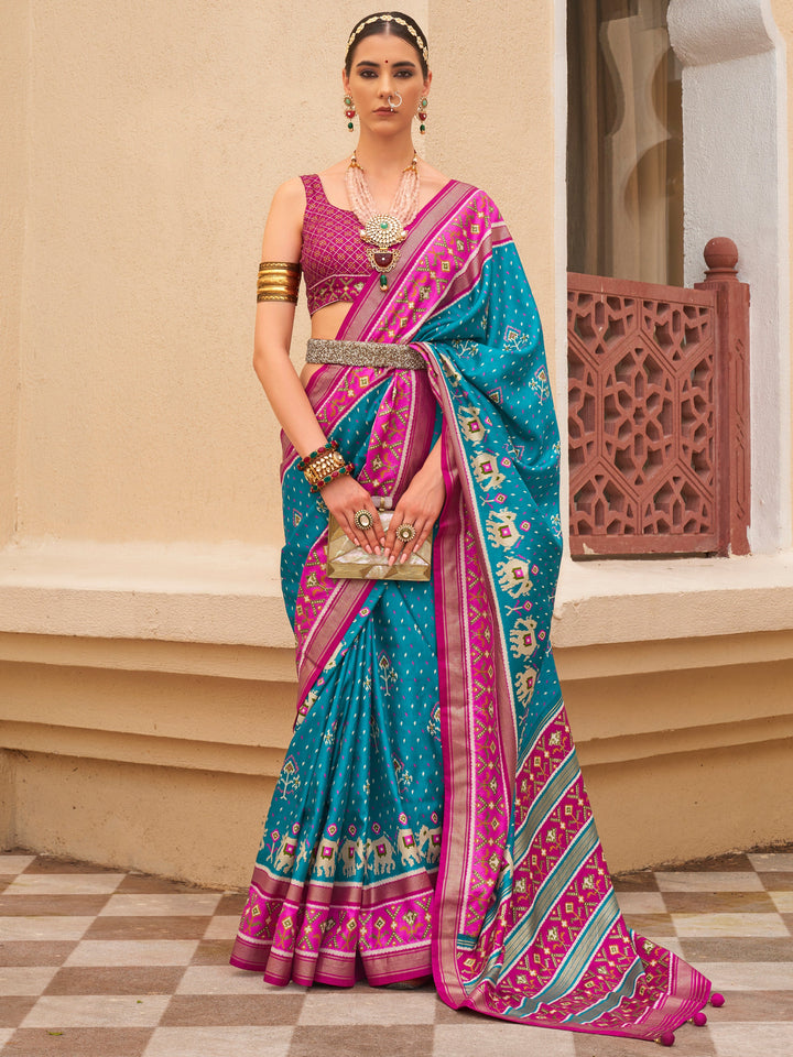 Pink silk saree crafted for elegance and style.