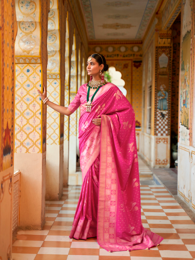 Elegant Smooth Silk Saree with | A Captivating Traditional Ensemble