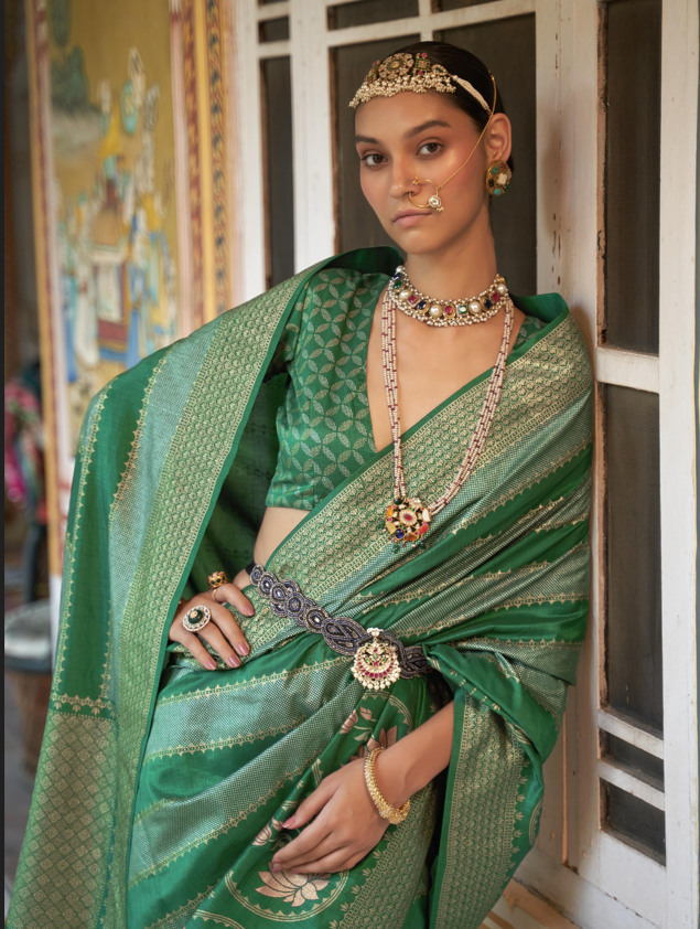 Charming Smooth Silk Saree with | A Graceful Addition to Your Wardrobe