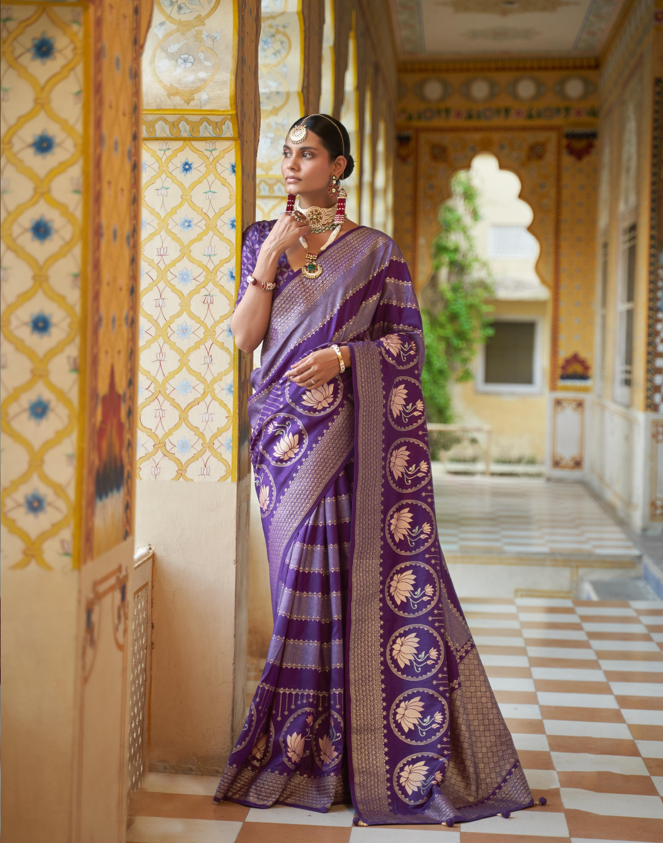 Charming Smooth Silk Saree with | A Graceful Addition to Your Wardrobe