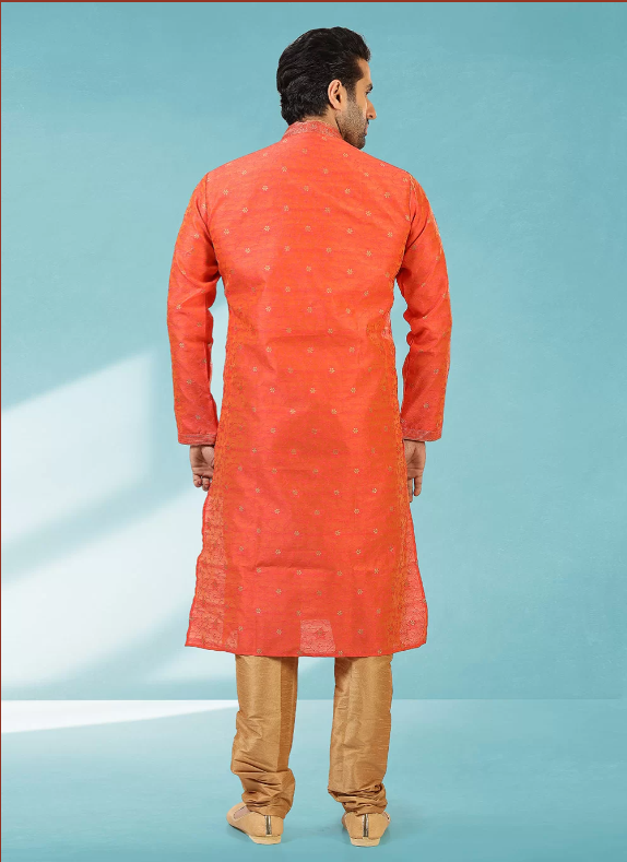 Regal Opulence Cotton Kurta Pajama | Timeless Elegance for Festive Charm