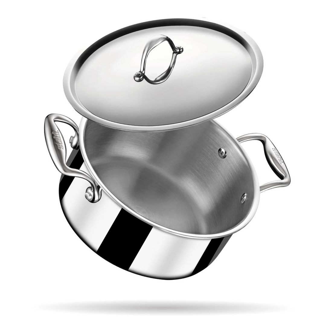 Stahl Stainless Steel Casserole Pot with Lid