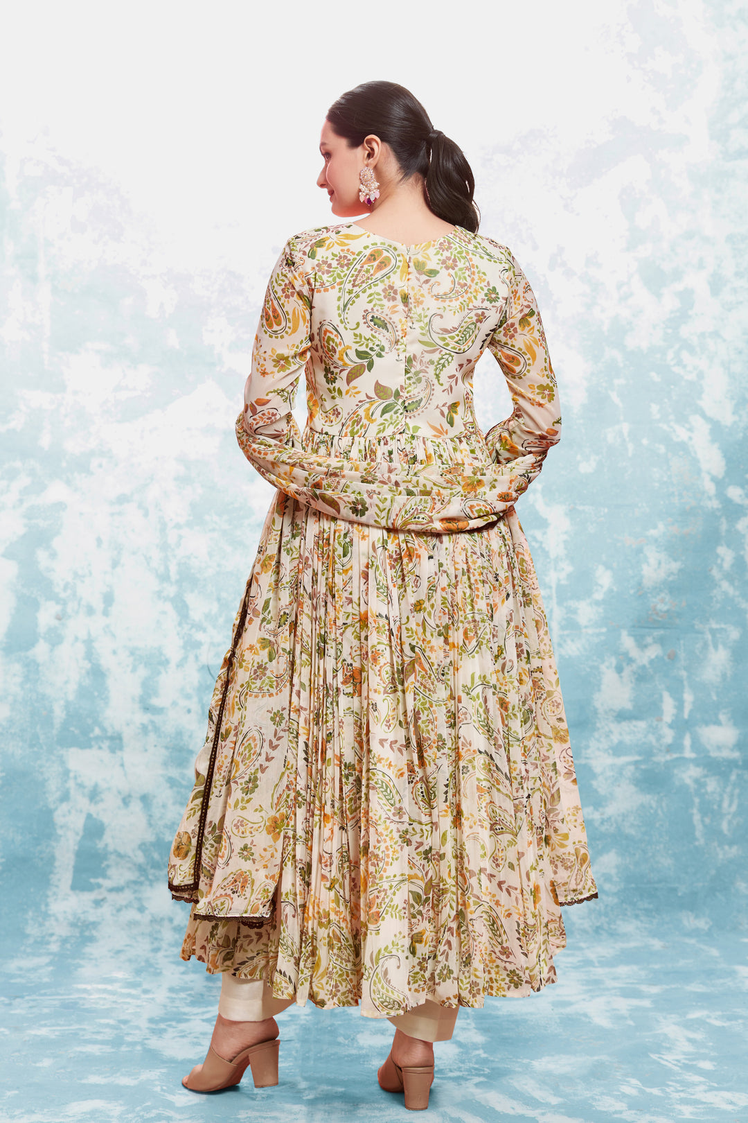 Stylish Printed Salwar Suit | Georgette Fabric with Matching Dupatta