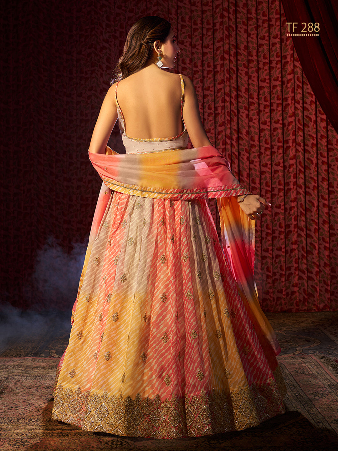 Elegant Printed & Embroidered Lehenga | Perfect for Festive Occasions