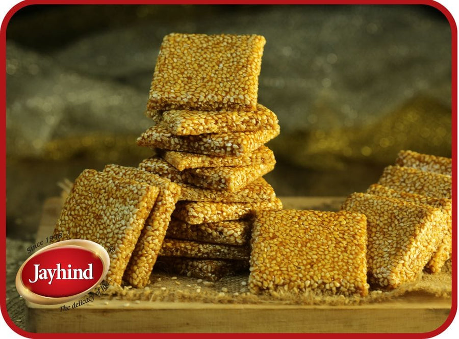 Crunchy Tal Chikki made with sesame seeds and jaggery – a delicious, nutty snack to satisfy your cravings.