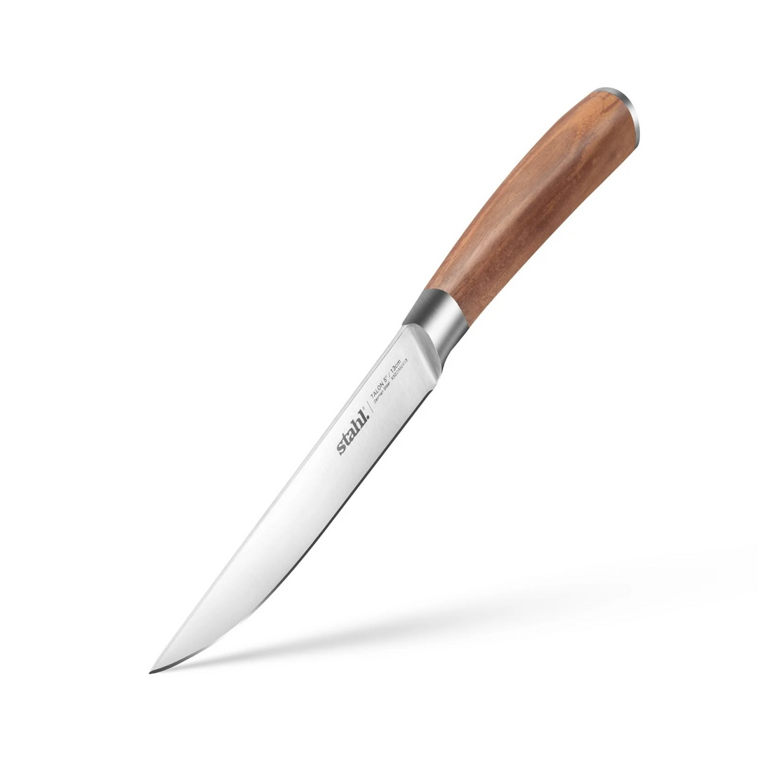 Utility Knife - Talon Series Stahl | Walnut wood Handle, 5 Inches / 13 cm