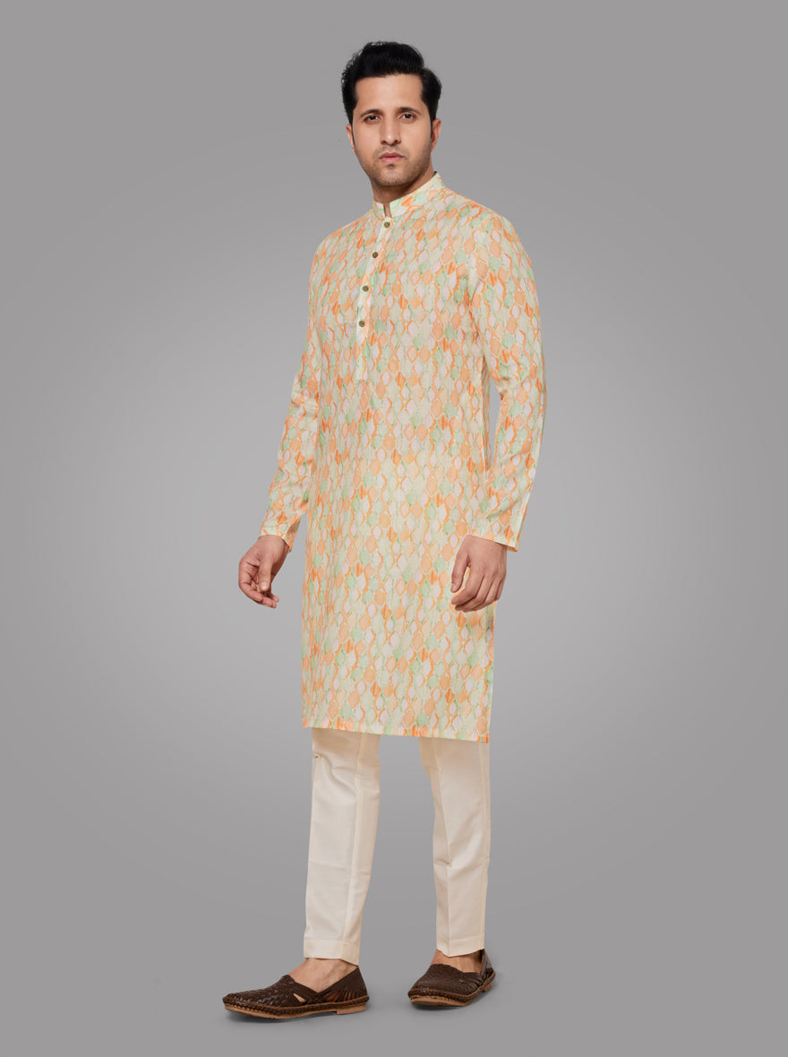 Lightweight kurta pajama ideal for summer festivities in the USA.