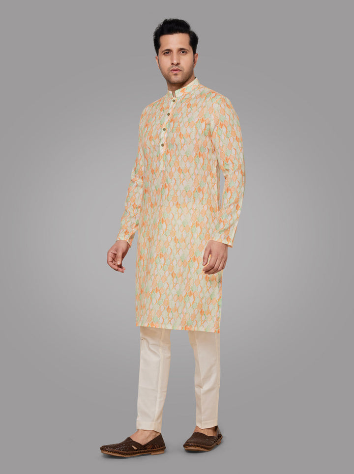 Lightweight kurta pajama ideal for summer festivities in the USA.