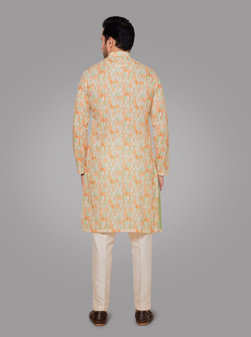 Stylish white kurta for traditional events and gatherings