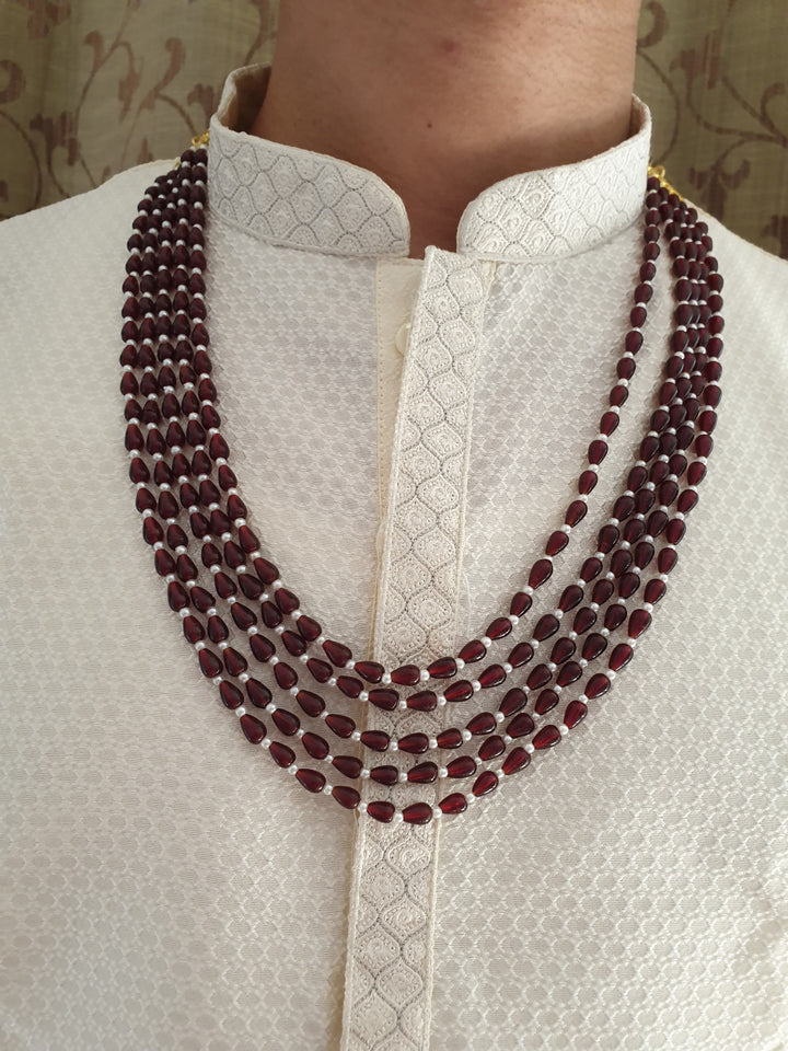 Handcrafted Wedding Groom Mala | Traditional Ceremony Necklace