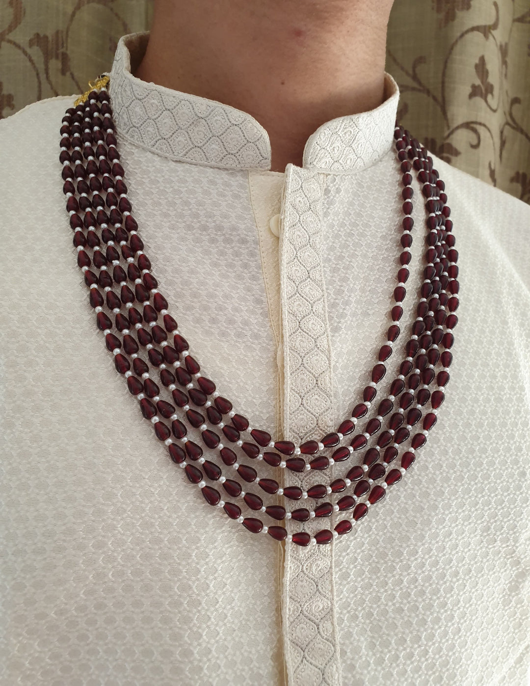 Handcrafted Wedding Groom Mala | Traditional Ceremony Necklace