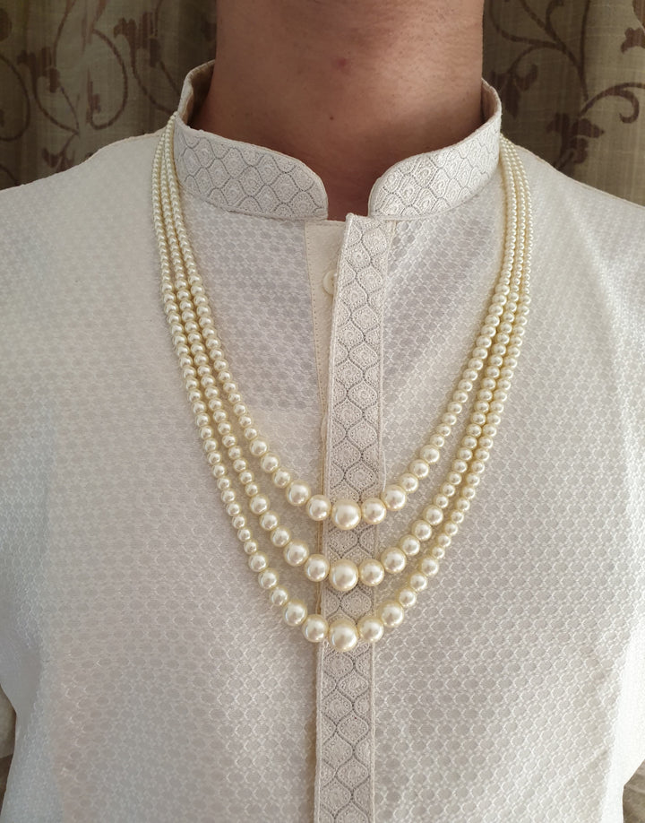 Elegant Floral Groom Mala | Traditional Wedding Necklace