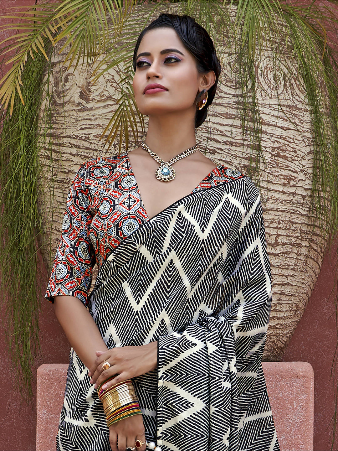 Vibrant color luxurious fabric exclusive attire crafted for elegance and style.